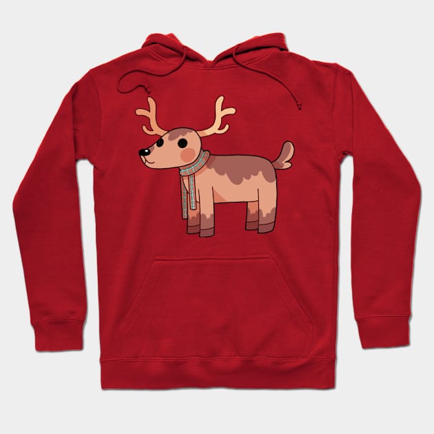 Reindeer Hoodie by Charlie Rose Studios